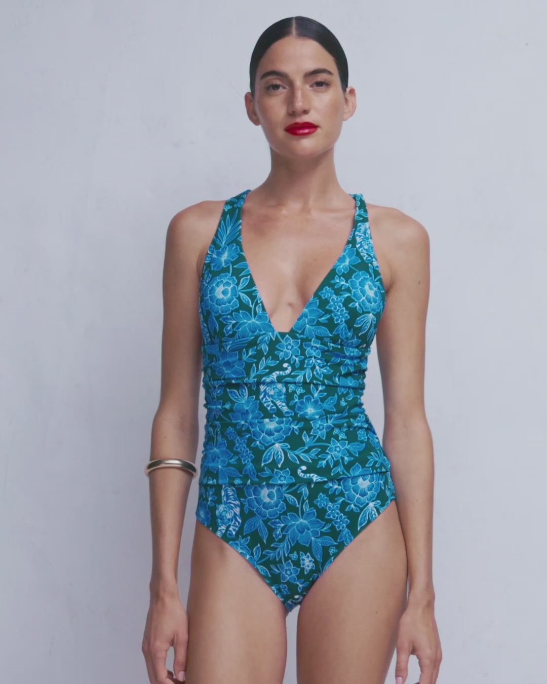 Mykonos Deep V Swimsuit