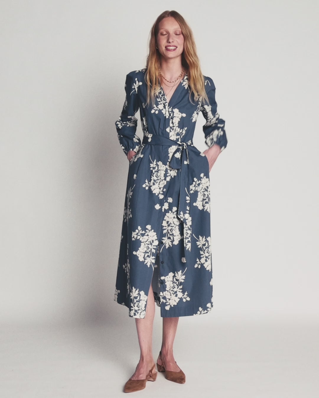 Nicola Cotton Midi Dress